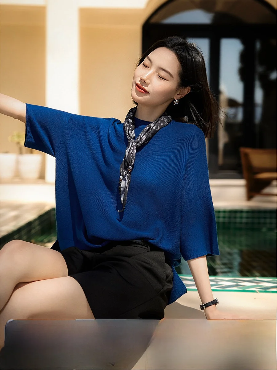 

Женская вязаная кашемировая рубашка XiaoHanGe YangZiYarn: комфортная, средней плотности, с обычной длиной рукава, моющаяся, цветная.