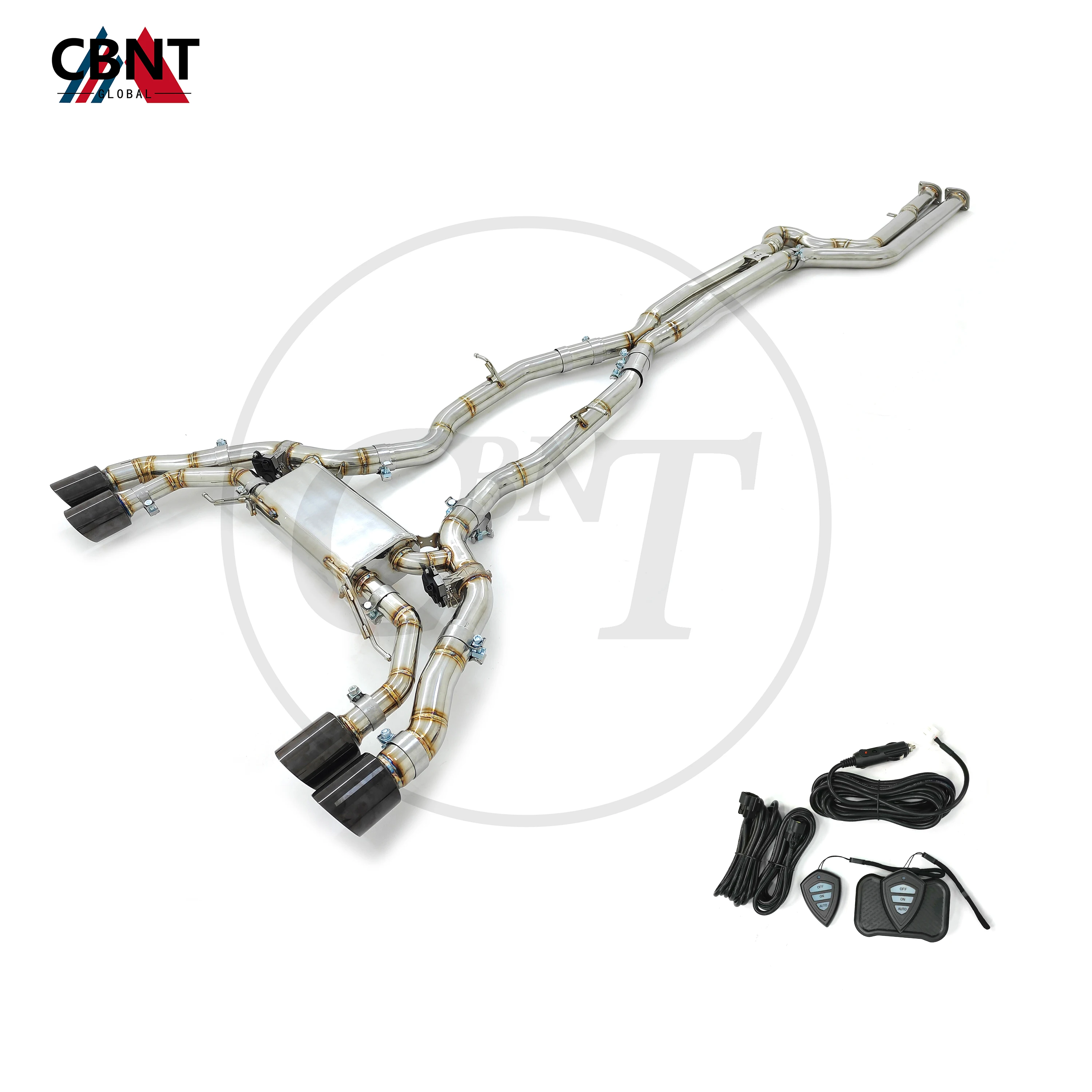 

CBNT for BMW X3M F97 X4M F98 S58 3.0T Catback with Valve Muffler Middle-Pipe SS304 Stainless Steel Valved Exhaust Systems