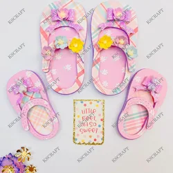 KSCRAFT plantillas de corte de Metal para zapatos de bebé, plantillas para álbum de recortes DIY, grabado decorativo, tarjetas de papel DIY