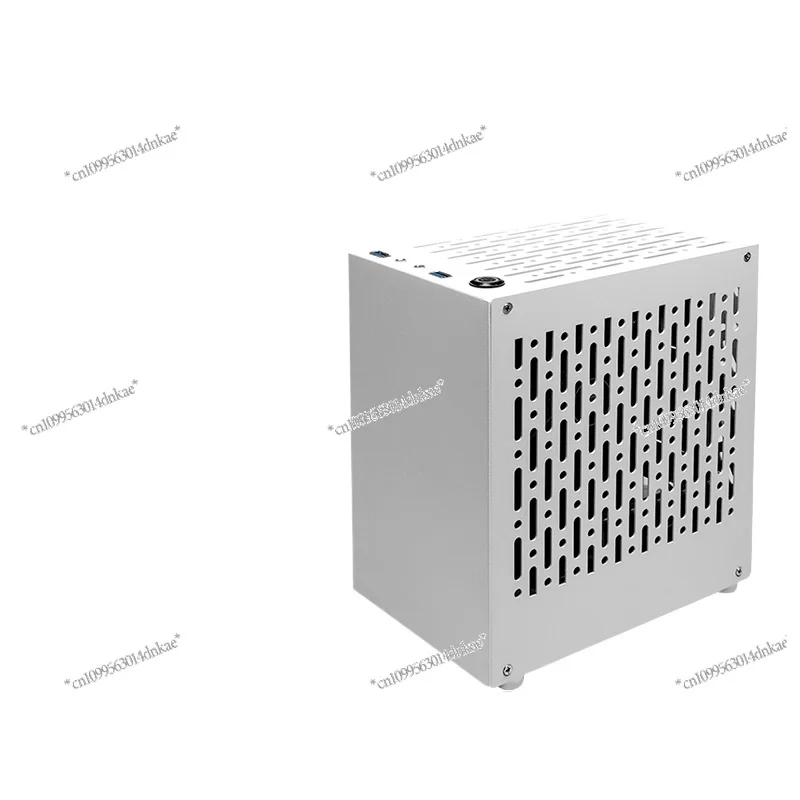 

ITX Chassis Mini Host All Aluminum Home Office DIY Custom Small Computer Portable 17 * 17 Main Board