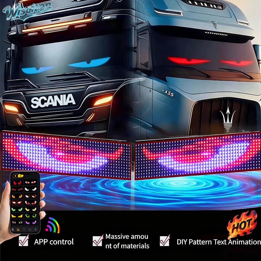 rgb-led-car-windshield-truck-eye-rgb-led-matrix-pixel-panel-car-graffiti-scrolling-text-animation-light-truck-lights