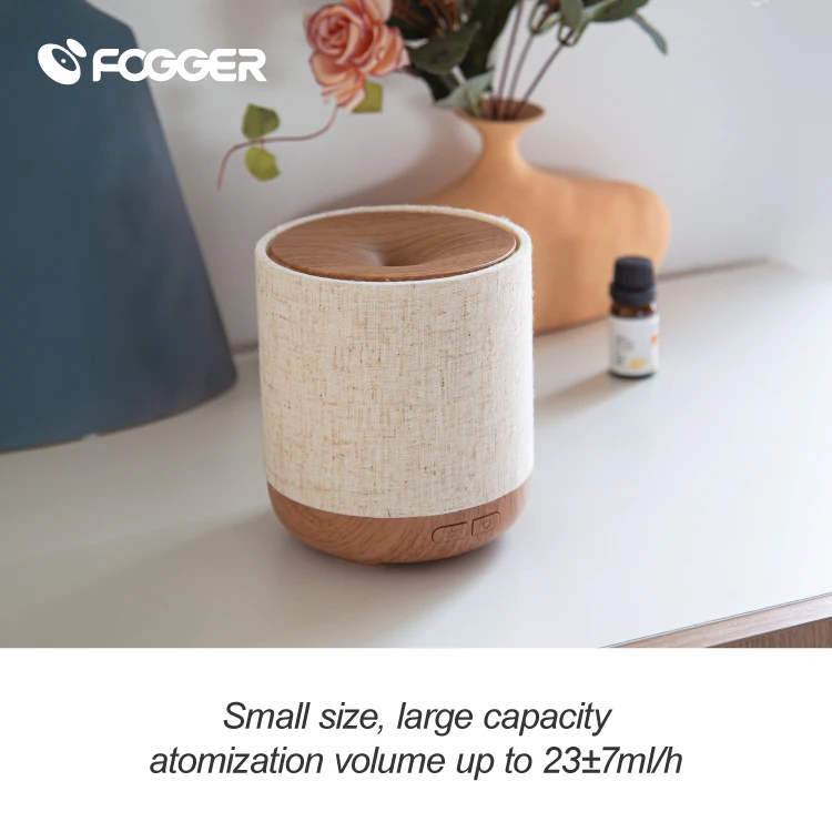 200ML Fabric-Art Waterproof Air Humidifier Ultrasonic  Soft Light Humidifier Cool Mist Maker