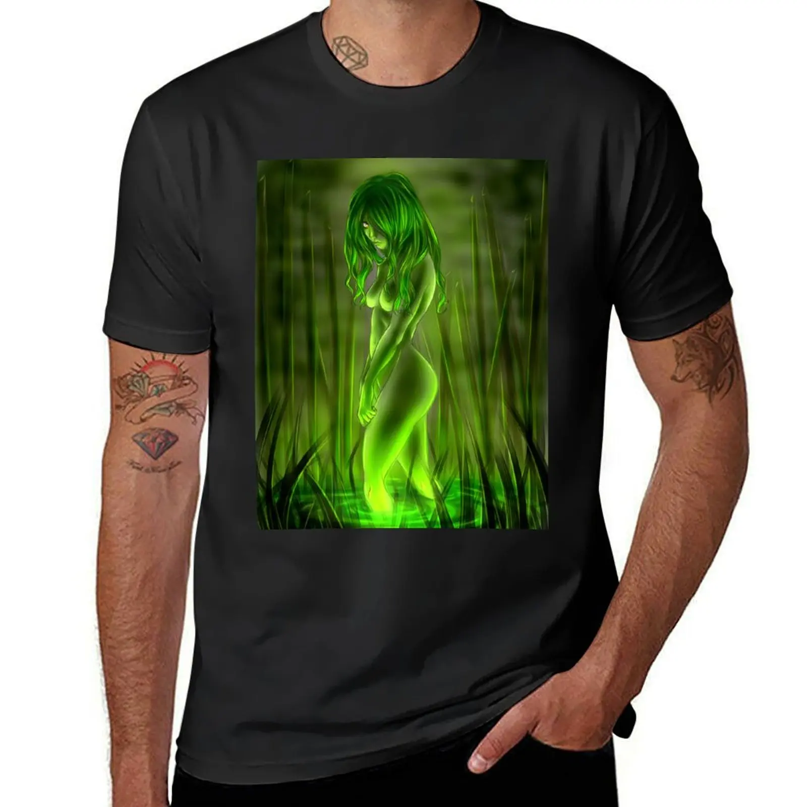 Swamp Mermaid T-Shirt customizeds for a boy oversized T-shirt men