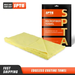 (Bulk Sale) 2-20Pcs SPTA Microfiber Edgeless Coating Towel Car Washing TowelCar Care Cloth Auto Cleaning Drying Cloth