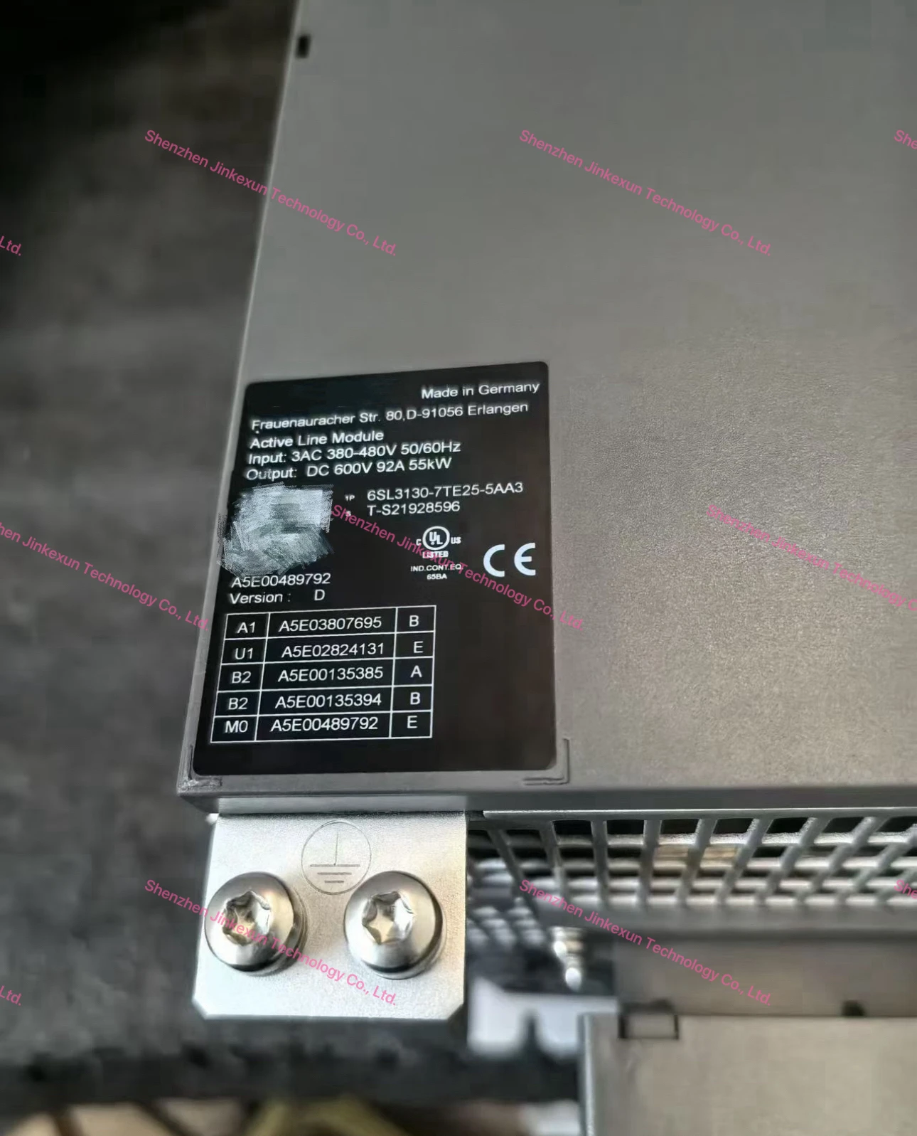 6SL3130-7TE25-5AA3 SINAMICS S120 Active Line Module 55KW Power Module Industrial Drive Unit In Stock Fast Shipment