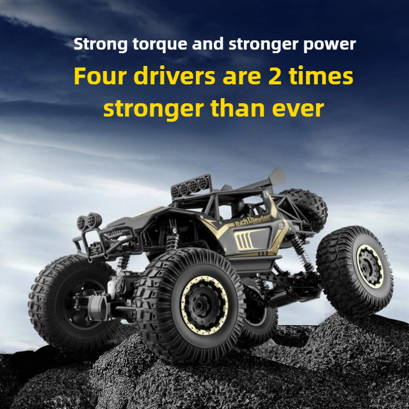 Cool Stuff Toy Car Funny Gift-50cm Super Climbing Off-road Rc Cars,1:8 Alloy 4WD Rc Truck,remote Control Car Model,toys for Boys