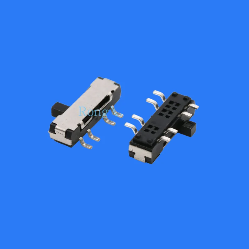 100pcs/ 23D20A double row eight-legged 3 block sleeper mini small toggle handle high 2/3/4mm side sliding switch