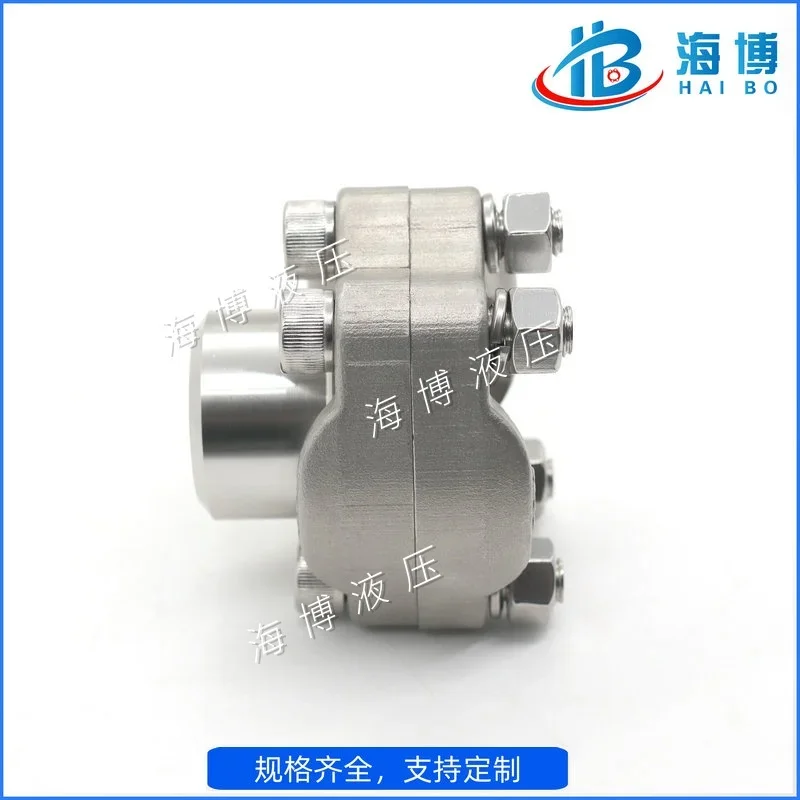 Stainless steel F3 F6 ball valve matched with SAE split type high-pressure flange C-type AFKC type CSF type