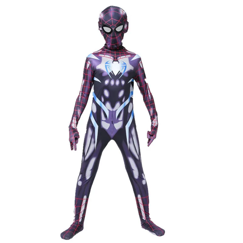 

Kids Superhero Spider Costume Spandex Jumpsuit Halloween Cosplay Costume Bodysuit Kids Boy Spidey Spiderboy Birhday Party Suit