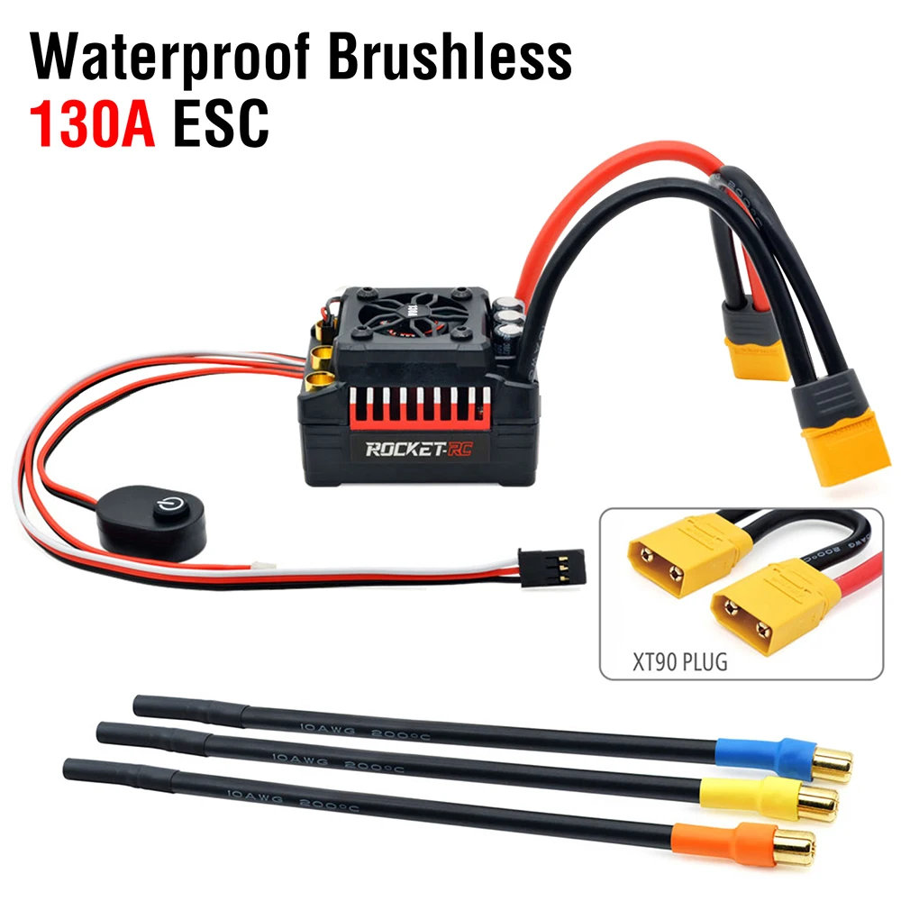 Surpass Hobby Rocket RC ESC 130A ブラシレスESC 160A 4S 超音速 1/7