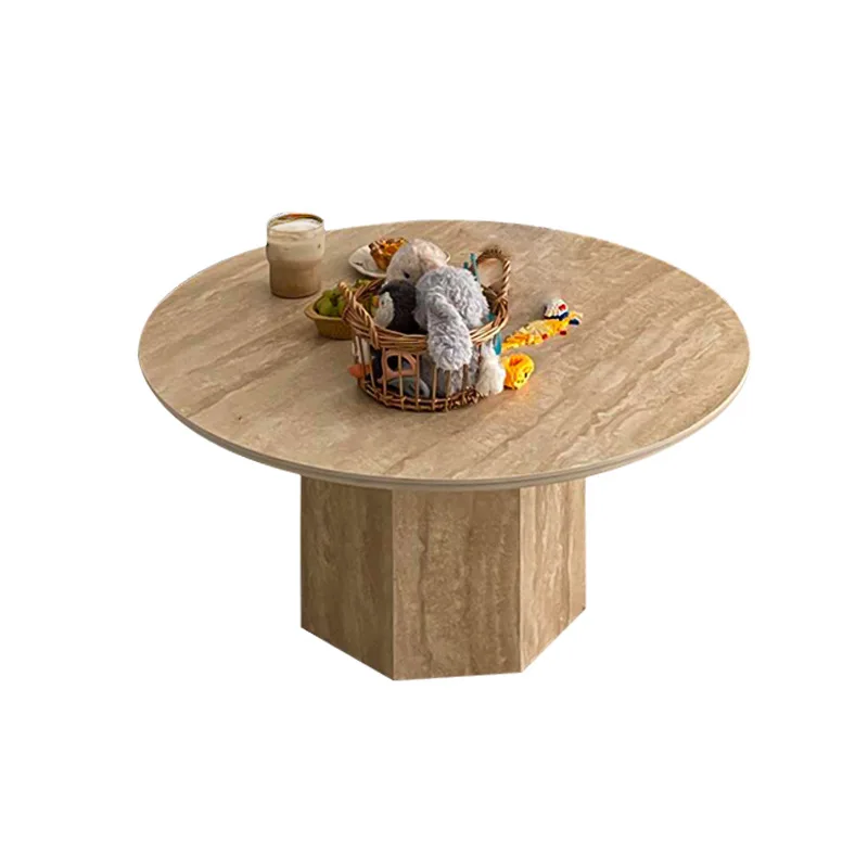 

Журнальный столик ваби-саби, журнальный столик из травертинового мрамора, бытовой