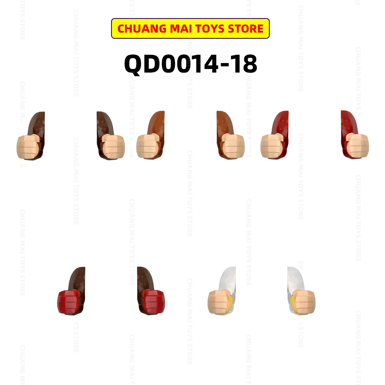 Film and television series, assembled building block toy, model QD0014-0018, hobbyist collection, small gift