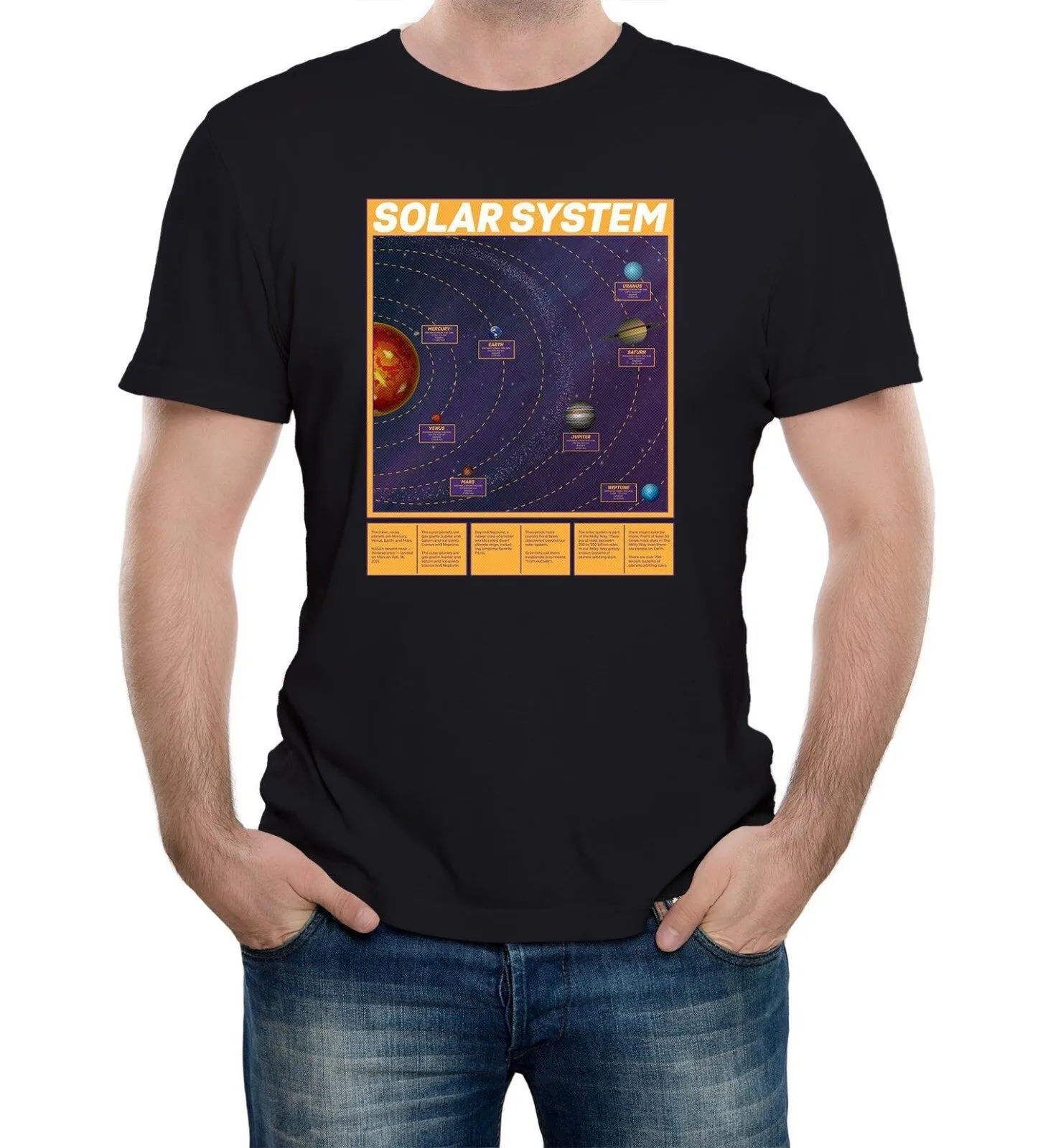 

Solar System Star Chart T Shirt Äì Galaxy Map Milky Way Planets Space Science