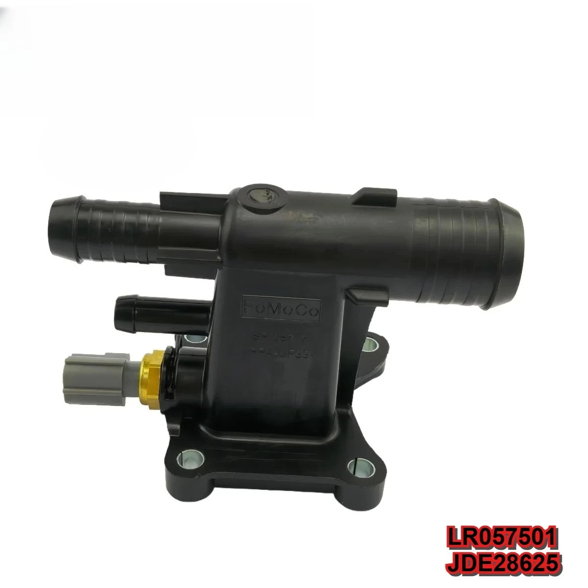 LR057501 JDE28625 Thermostat Water Outlet for Land Rover RANGE ROVER 2013 RANGE ROVER SPORT 2 for Jaguar F-PACE XE RANGE XJ XF