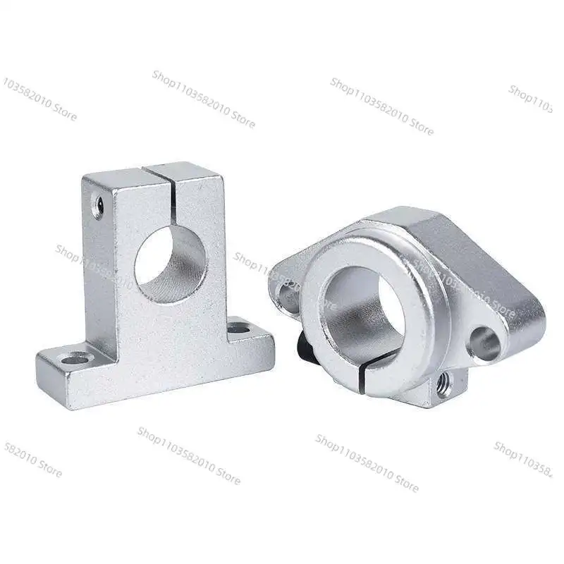 Horizontal Optical Axis Support Seat, Aluminum Alloy Diamond Shaped Bracket, Linear Bearing Seat