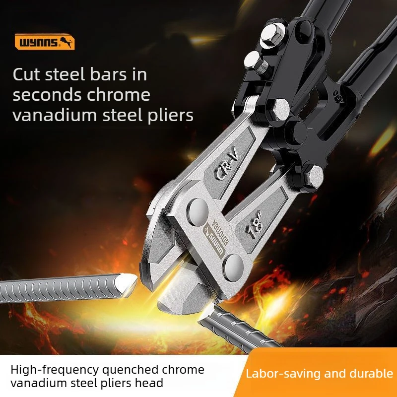 Chrome molybdenum steel wire cutter rebar cutter heavy - duty pliers for cutting rebar wire lock and anti - theft net cheap