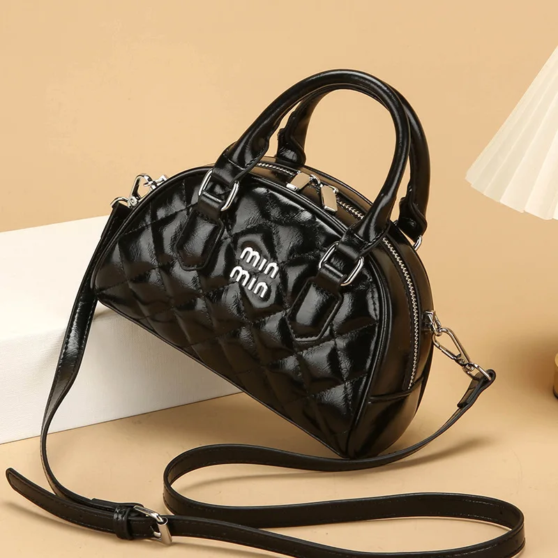 

Модная сумка через плечо в стиле ретро с высокой текстурой, женская повседневная простая сумка для поездок на работу, модная стильная роскошная женская сумка