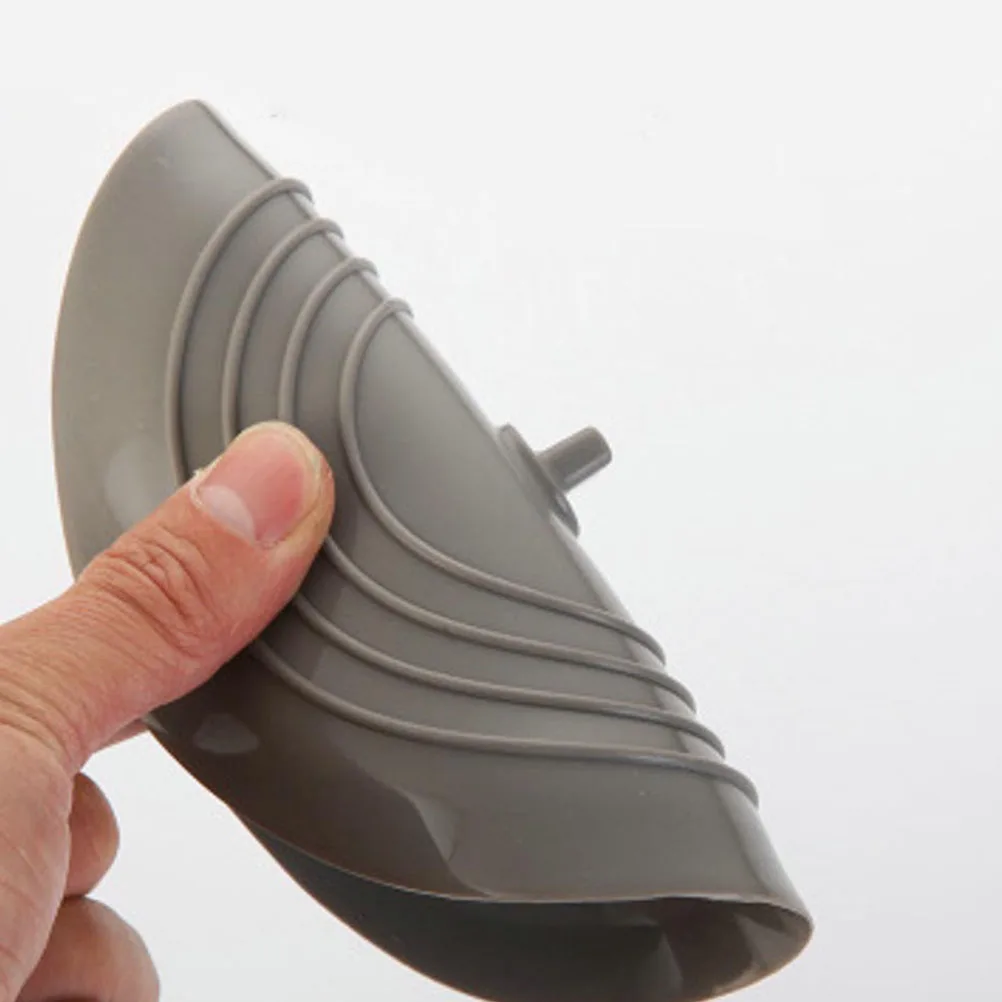 

2Pcs Silicone Tub Stoppers Sink Plugs Bathroom Kitchen Drain Cover Flat Hair Catcher Reusable