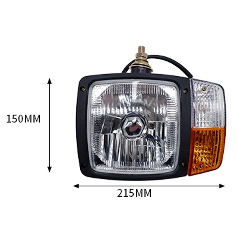 Universal LED Turn Signal Indicator Work Light Headlights,For Tractor Trailer Excavator Truck