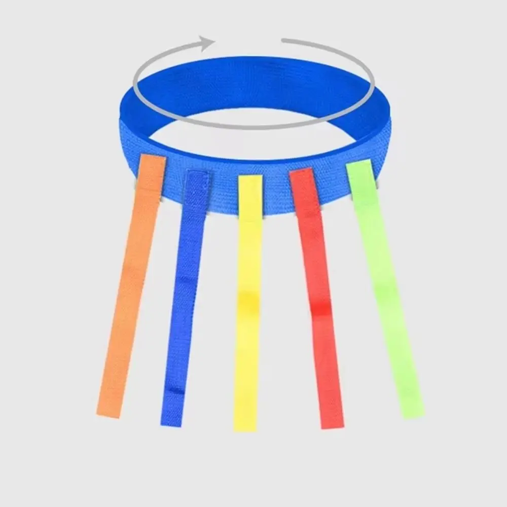 Adjustable Funny Game Toy Belt Bright Color Buckle Belt Tail Pulling Prop Waist Strap Chasing Ribbon Webbing