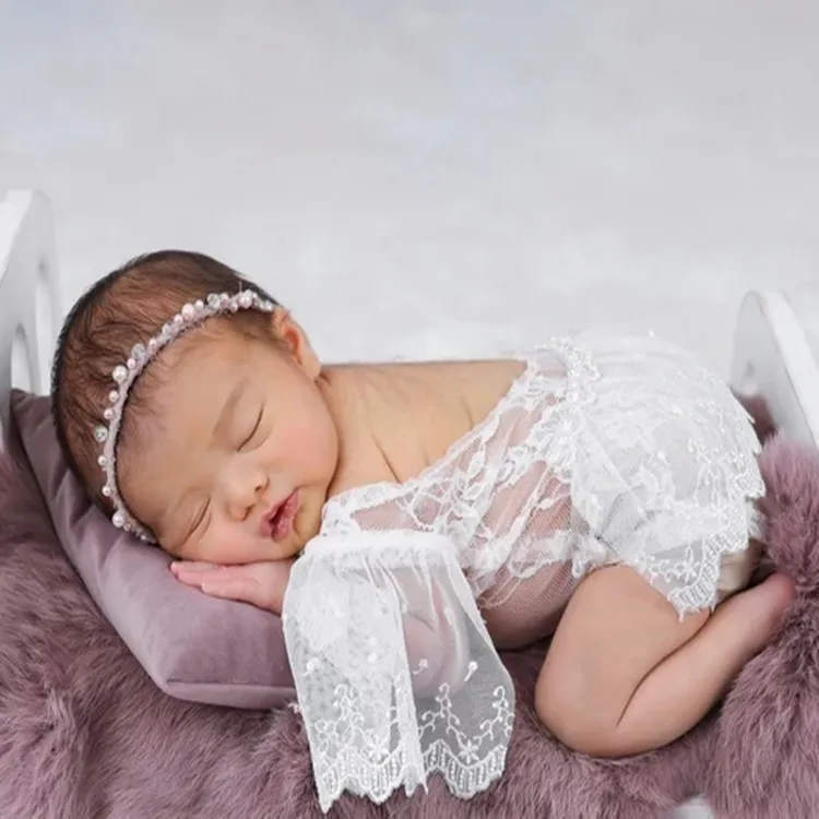 Pasgeboren Fotografie Props Outfits Baby Meisje Jurk Fotografia Accessoires Studio Schieten Foto Kleding