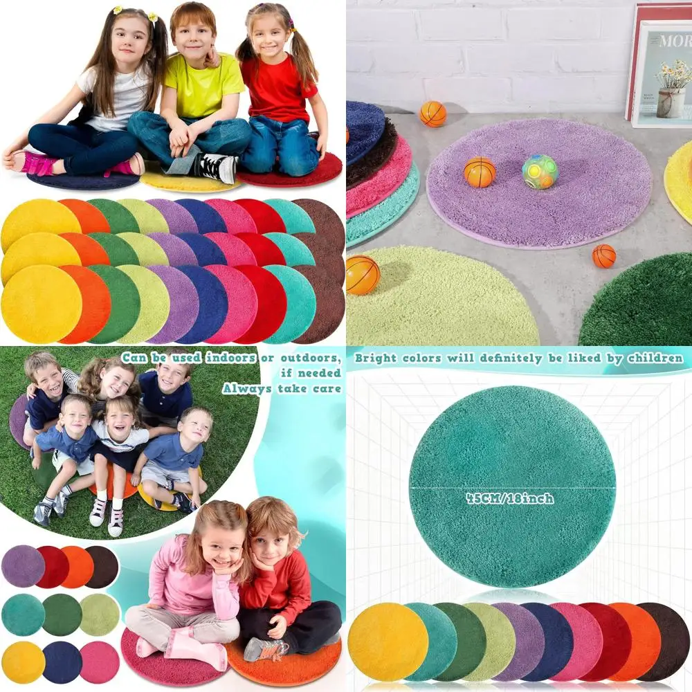 

Массовые 18 детских ковров — 30 разноцветных ковриков для классной комнаты, библиотеки и времени игр