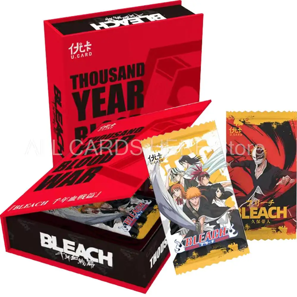 

2024 Newest Bleach Collection Card Thousand-Year Blood War Japanese Anime Figure Ichigo Kurosaki Booster Doujin Toys Hobby Gifts