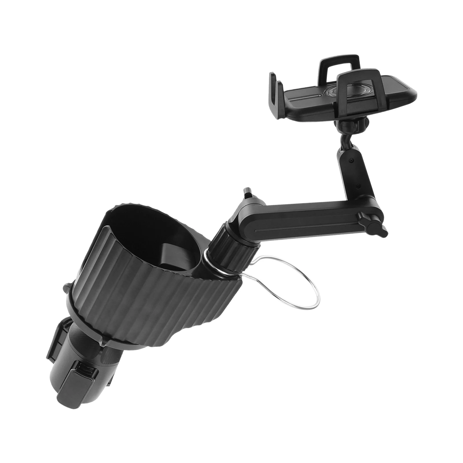 

1Pc Car cup Seat Small Plate 3-in-1 Car Cup Holder Mobile Phone Clip Multifunctional Car Storage Rack Adjustable Phone Holder