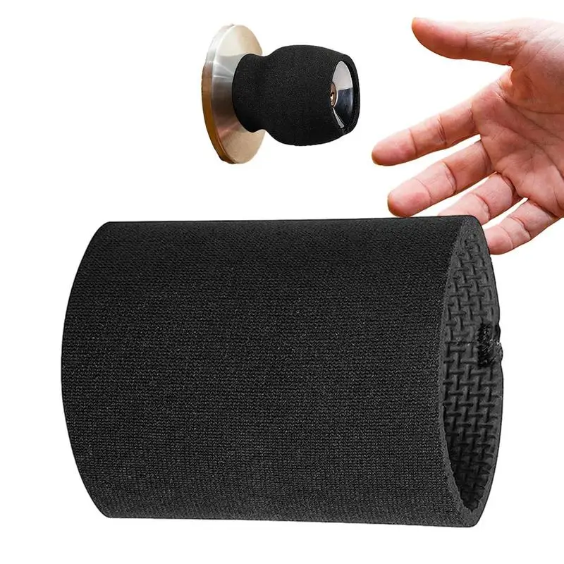 Door Knob Cover Round Handle Cover Anti-Scald Waterproof Anti-Freeze Elastic Anti-Static Door Grip Cover Lightweight Rubber