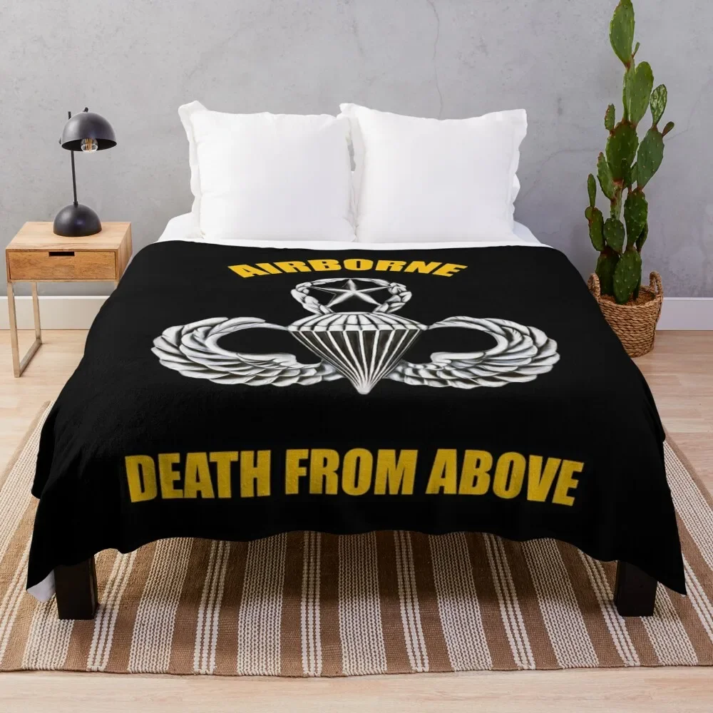 Airborne Death from Above Throw Blanket Summer Beddings Polar Luxury Blankets