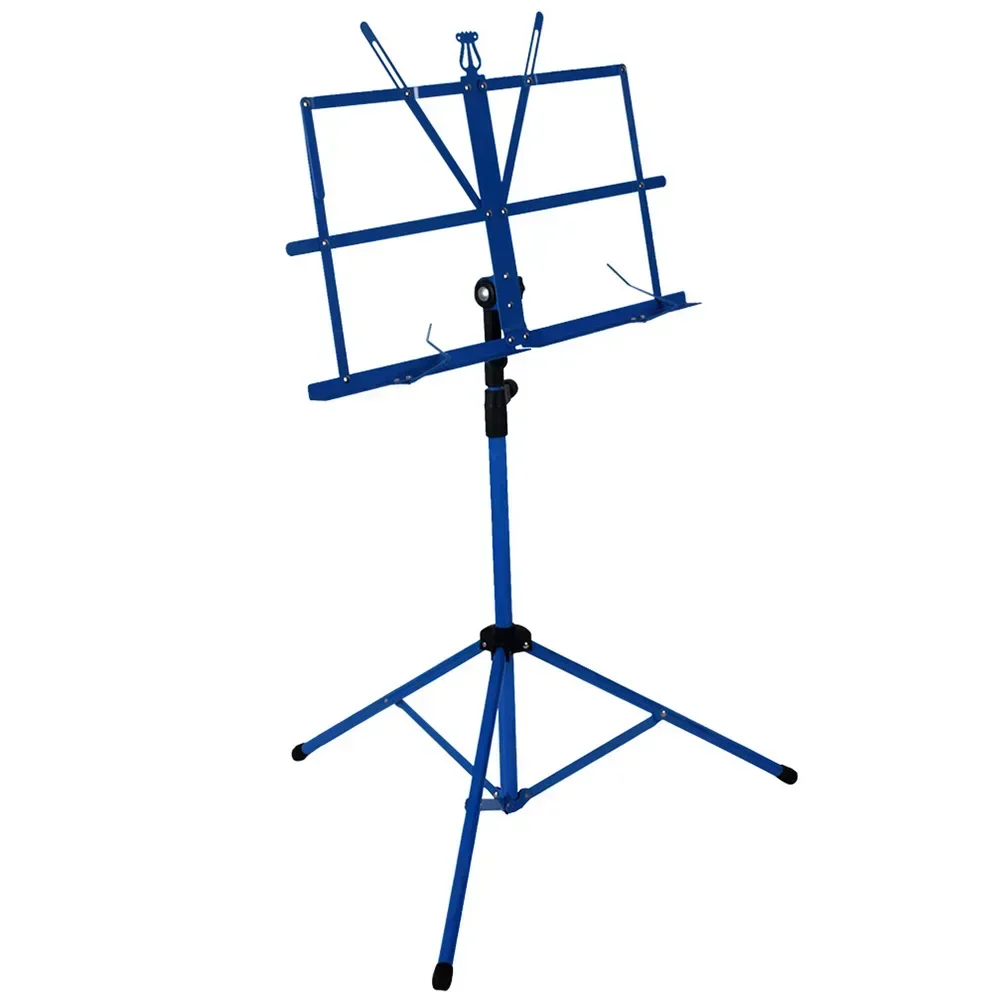 IRIN Sheet Music Stand Foldable Stainless Steel Tripod Stand Holder Height Adjustable with Bag Musical Instrument Accessories
