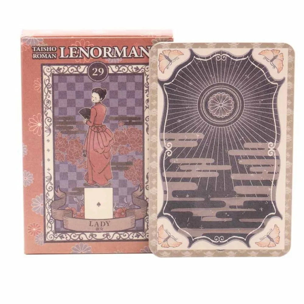 9*6cm Taisho Roman Lenormand 36 sztuk kart + 2 karty instruktażowe gry