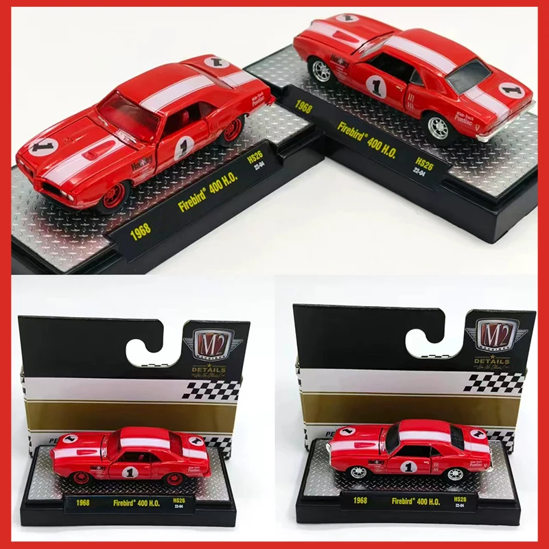 

Литой под давлением сплав M2, масштаб 1/64, 1968, Firebird 400, H.O. Модель автомобиля Коллекция Дисплей Орнамент Игрушка в подарок