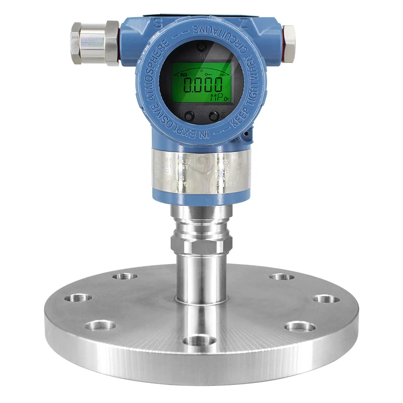 

4-20mA Hart Gas Liquid Pressure Level Sensor High Accuracy 0.075% Smart Flange Differential Pressure Transmitter