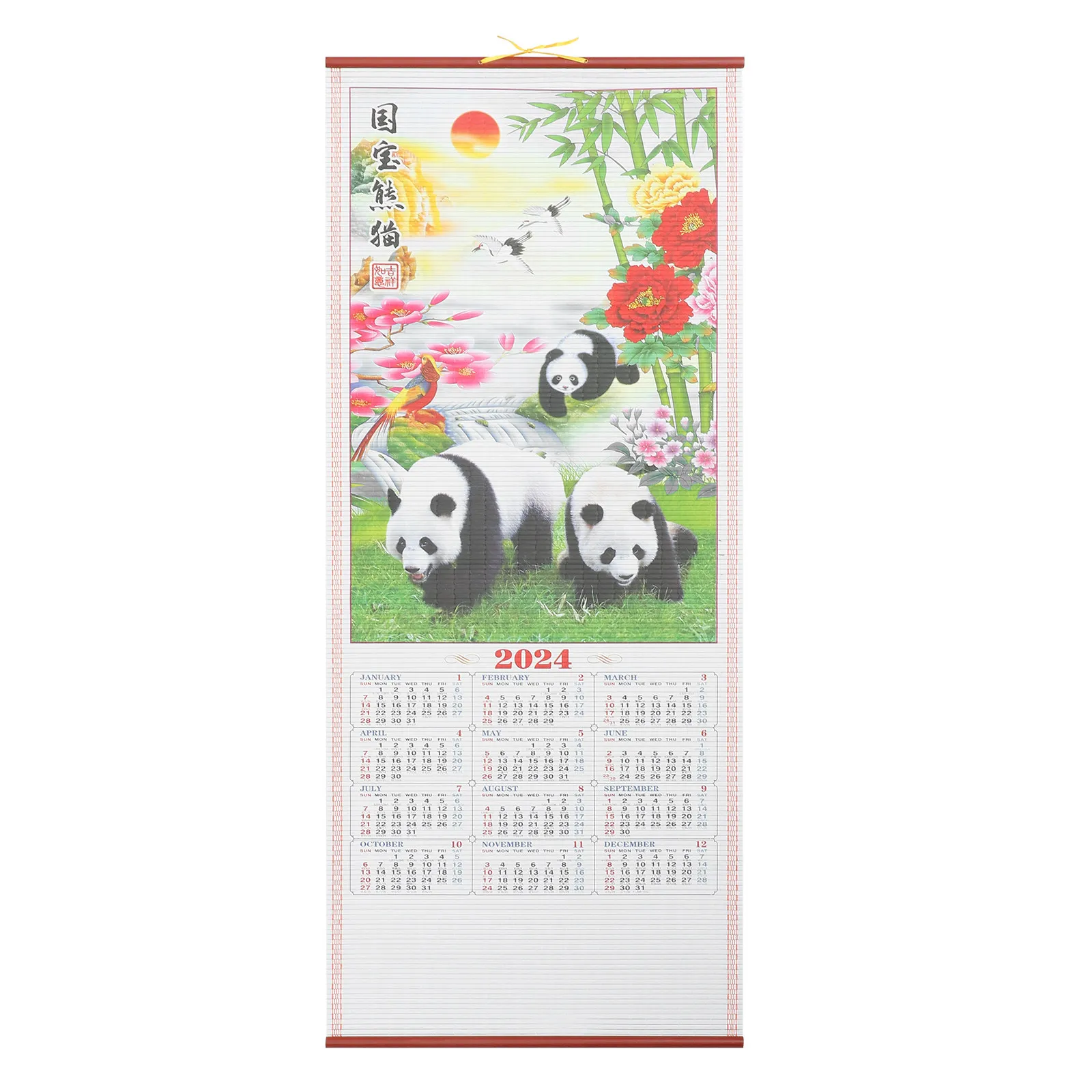 

Dragon Year Wall 2024 Hanging For Home Office Monthly Planner Sturdy Holiday Calendar Art Daily Use Appointment Calendar