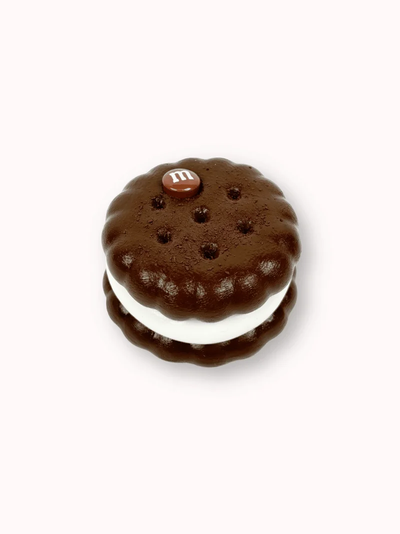

Food Grade Silicone Chocolate Sandwich Cookie Handmade Taba Squishy Toy
