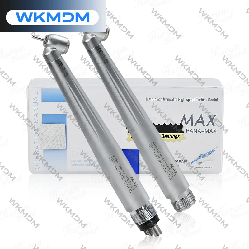 歯科-45-度高速ハンドピースプッシュボタンハンドピースシングル水スプレー後部排気-pana-max-用