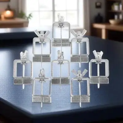 

8Pcs Professional Welding Clamp for Butt Welding Heavy Duty Welder Clamp with Tight Secure Connection Excellent Conductivity