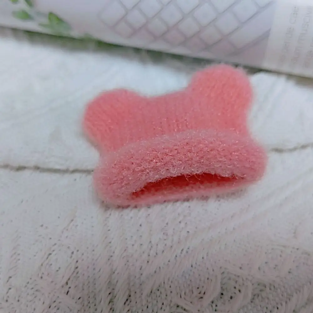 Knitted Mini Knitted Hats Mini Colorful DIY Doll Decorative Cap Cute Handmade Materials Knitted Finger Cap Kids Girls Toys