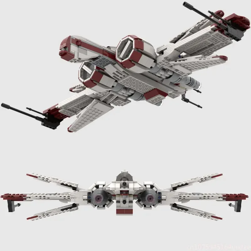 MOC ARC-170 Star fighter AssembledMOC V-Wing reconnaissance aircraft super aircraft Star fighter Block Assembled Block Gift Toy