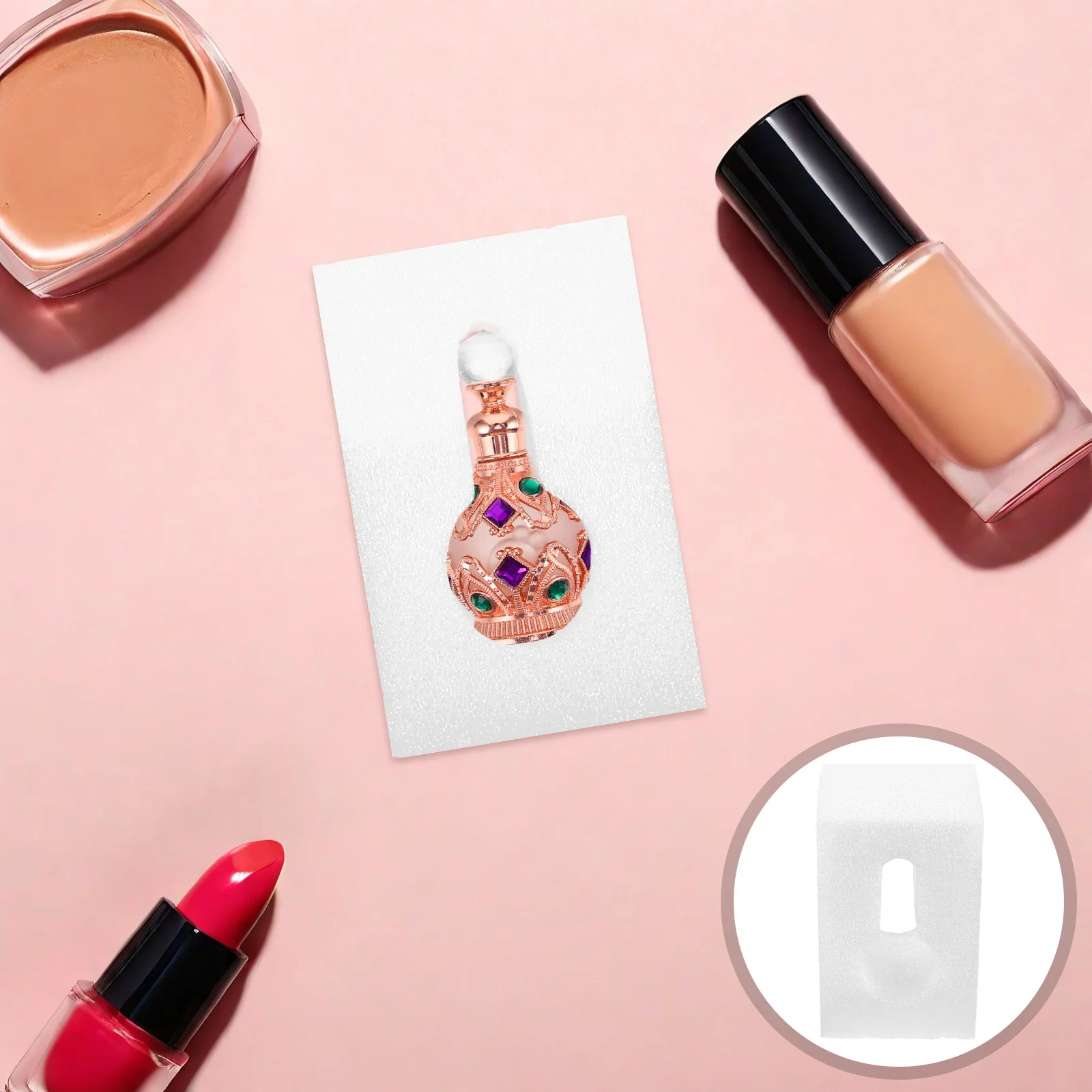 20Pcs Pearl Cotton Corner Protector Foam Bottle Shipping Covers Elastic Protective Pads for Pump Heads Fragile Containers Moving