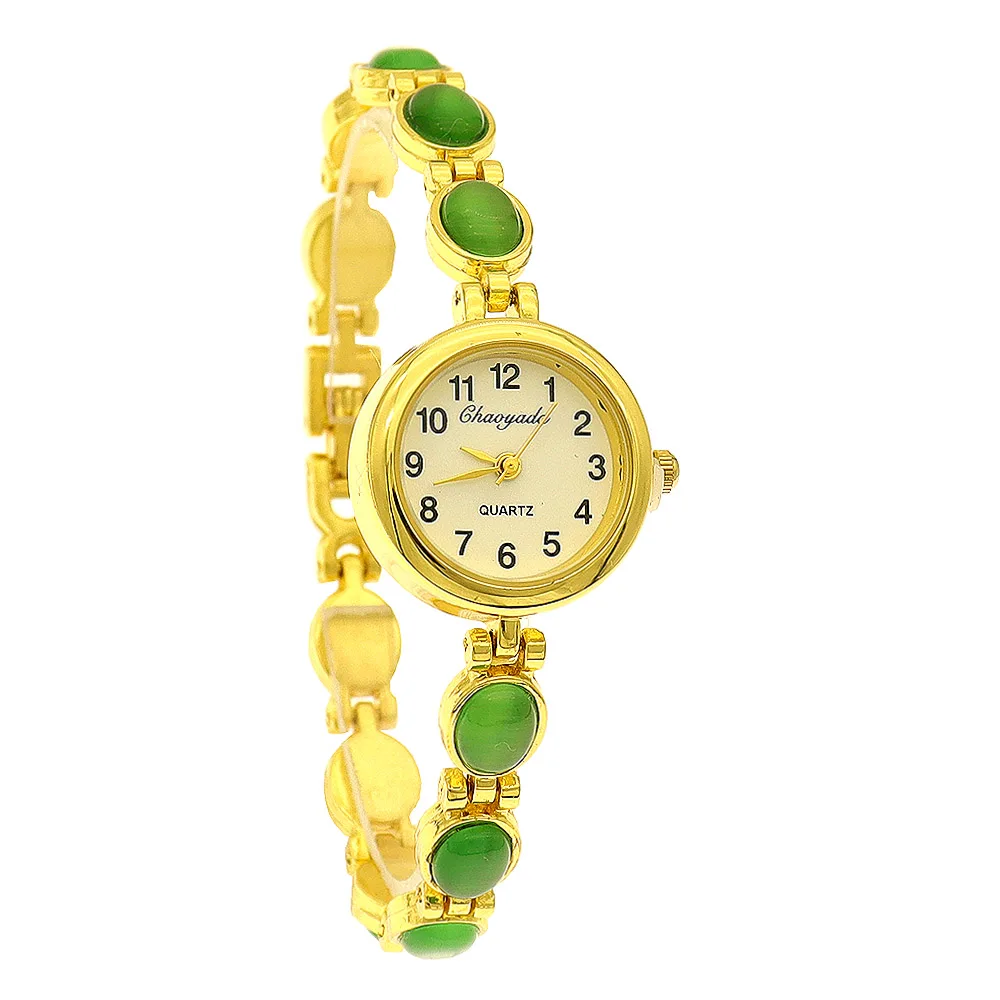 Gold Wristwatch Wit… - image