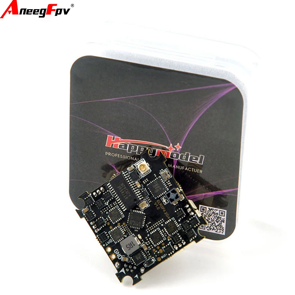 Happymodel Elrs F4 2g4 Aio 5in1 Flight Controller Ingebouwde Spi 2.4Ghz Elrs Rx Voor ES24TX ES24TX-Lite Tinywhoop Drone