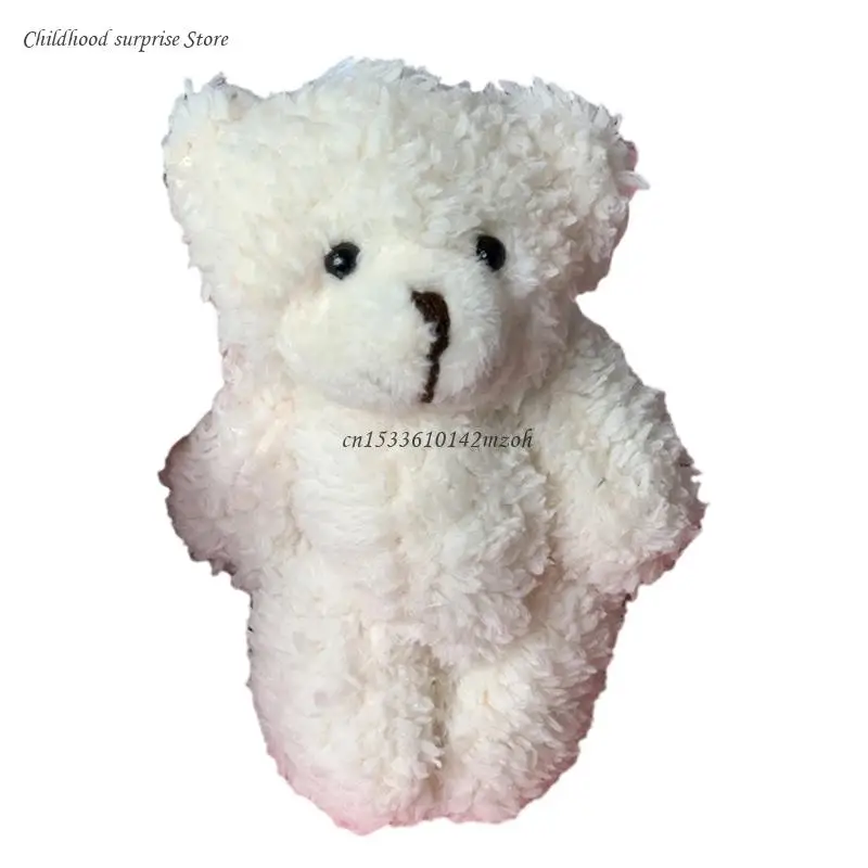 Plush Bear Keychain Women Girl Purse for Handbag Decors Accessories Dropship