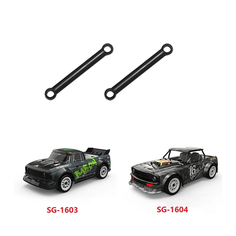 2Pcs Steering Link Rod Pull Rod For SG 1603 SG 1604 SG1603 SG1604 1/16 RC Car Spare Parts Accessories