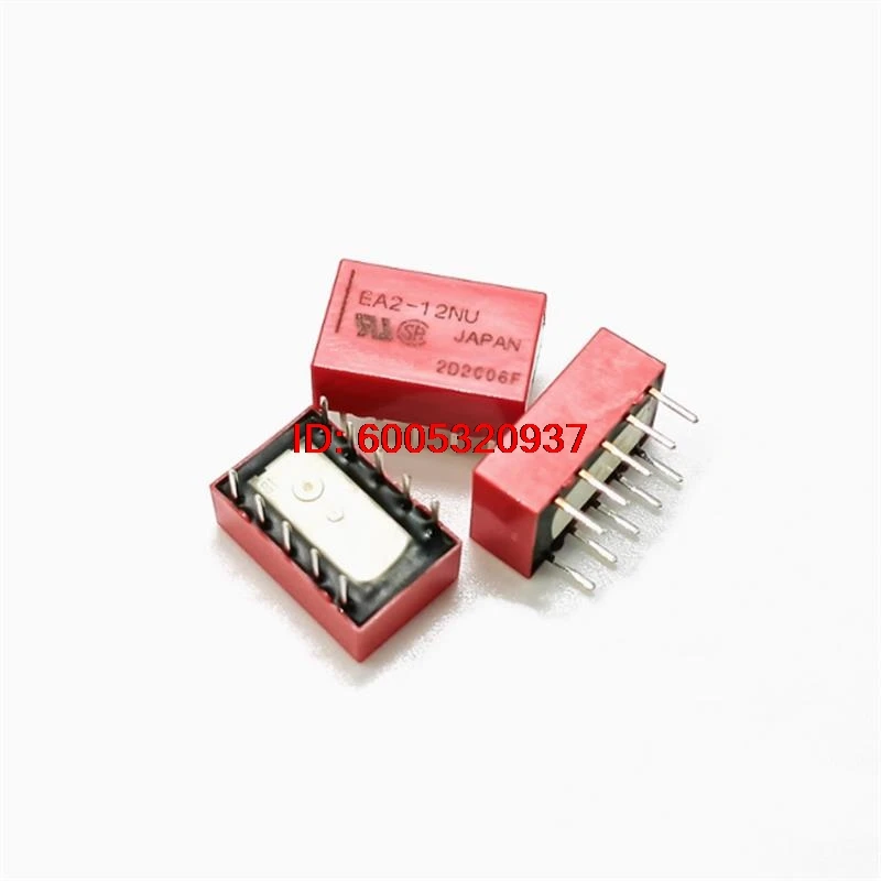10piece  EA2-5NU 、EA2-12NU 、EA2-24NU  DIP-10  New small signal relay