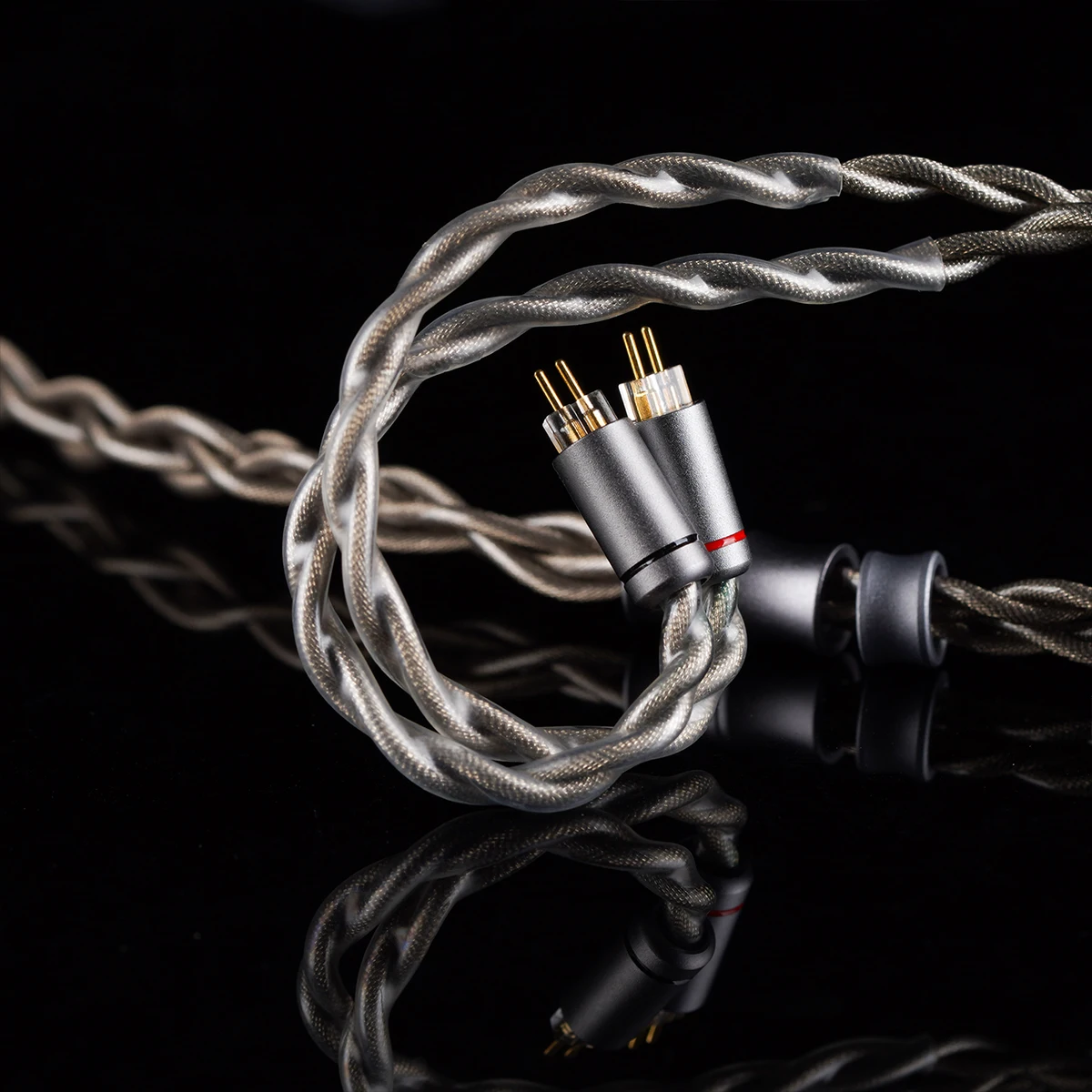 NICEHCK AshSky HiFi 케이블 6N 실버 도금 7N OCC+7N OCC 이어폰 교체 와이어 0.78mm 2Pin/QDC for Monarch MK4…