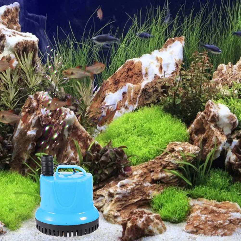 خزان الأسماك مضخة مياه غاطسة كتم تصفية لبركة حوض السمك 220 فولت تداول صغير الأكسجين شفط كأس مضخة