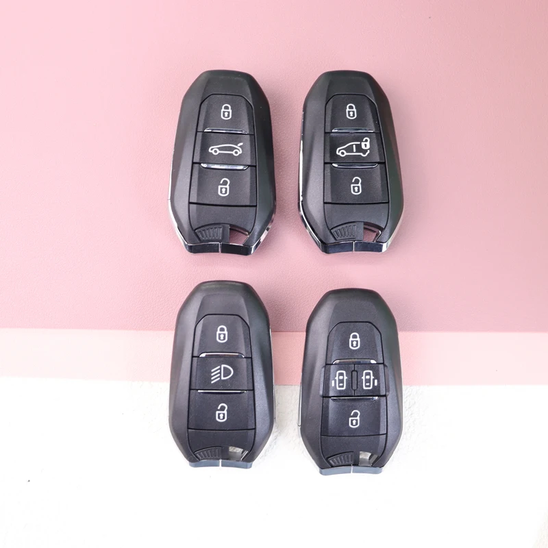 For Citroen 3 4 Bottons Car Key Shell Fob Housing C4 C4L C6 C3-XR Picasso DS3 DS4 DS for Peugeot 308 408 508 2008 3008 4008 5008