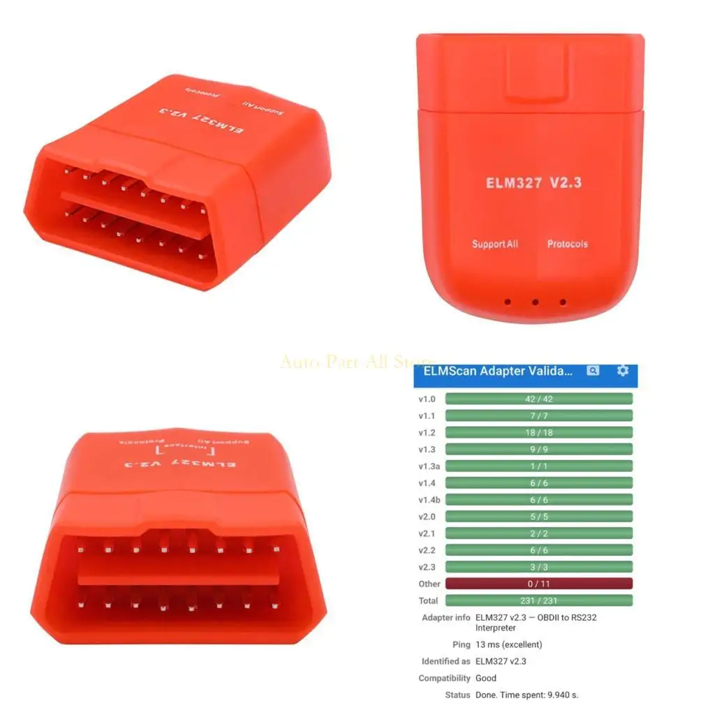 

J0MA Bluetooth-compatible OBD2 Scanner For Vehicle Diagnostics With Live Data Stream And Sensors Monitoring